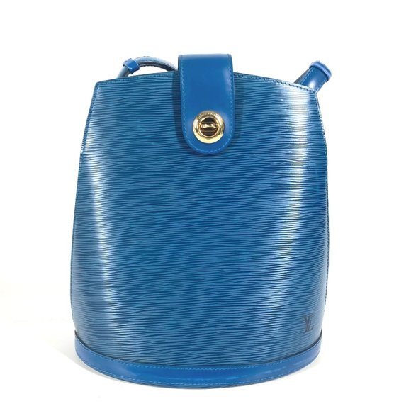 Louis Vuitton Cluny Blue Leather shoulder - Picture 1 of 10